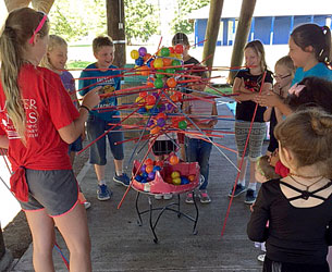 Kids, games, outdoors