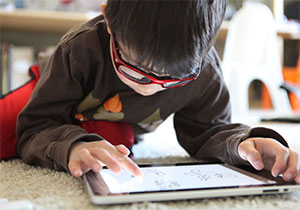 boy reading