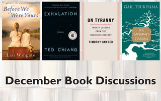 December 2023's Book Discussion Groups Feature