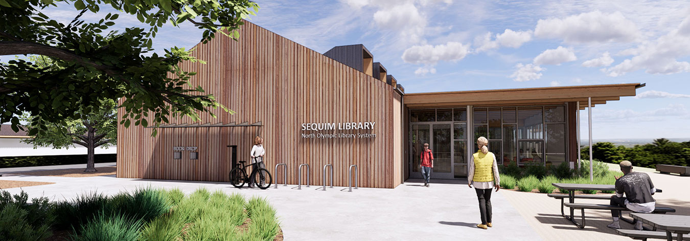 Sequim Library Expansion Project Exterior