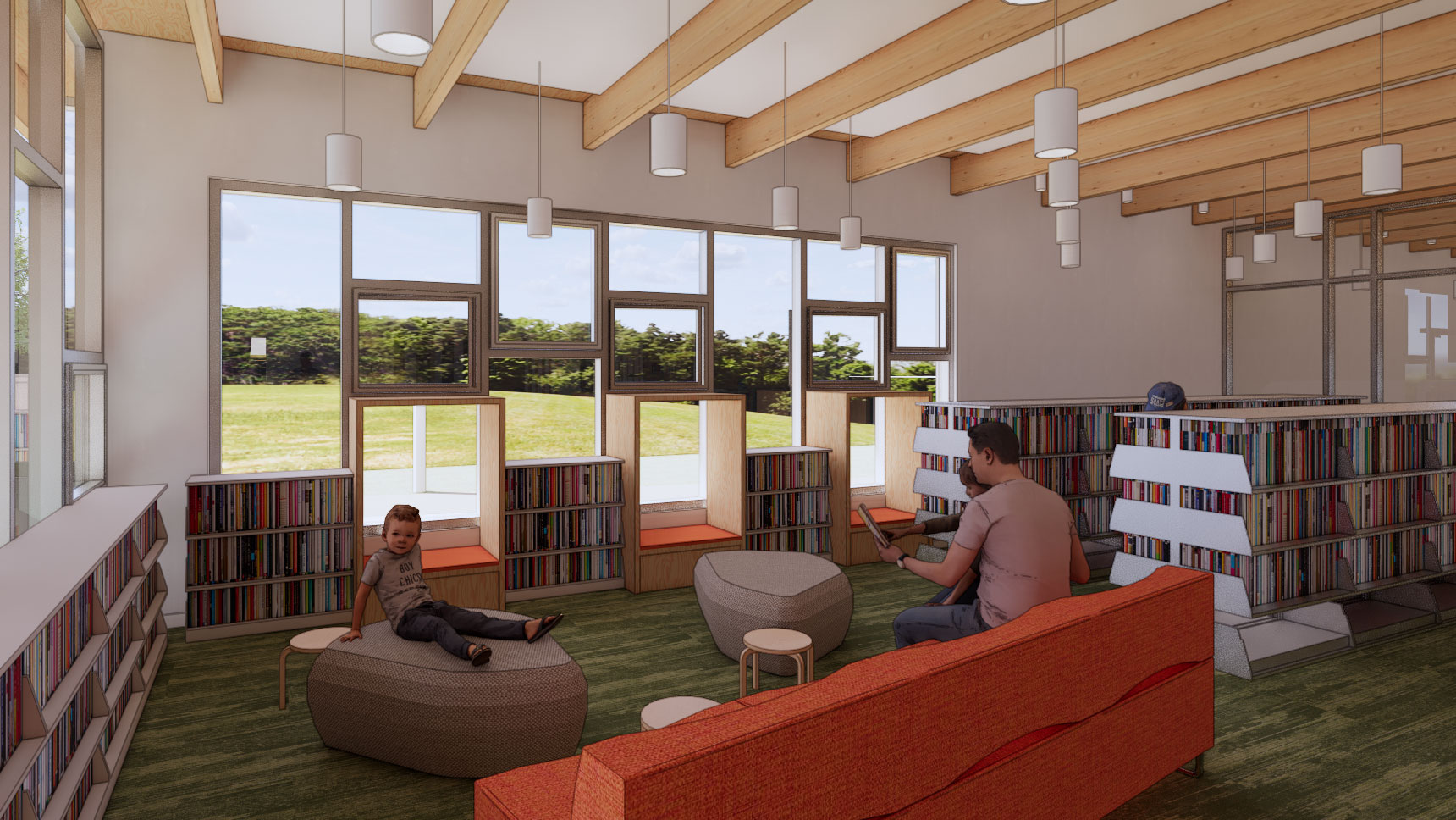 Sequim Library Expansion Project Kids Area