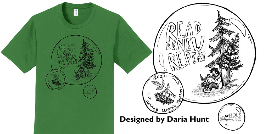 Summer Reading T-Shirt 2024 by Daria Hunt