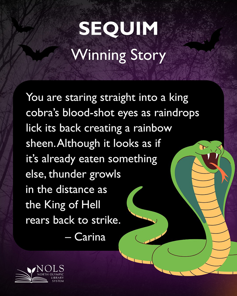 Spooky Story Contest - Sequim Winner