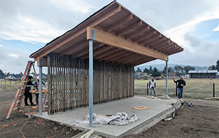 New Sequim Library Outdoor Stage