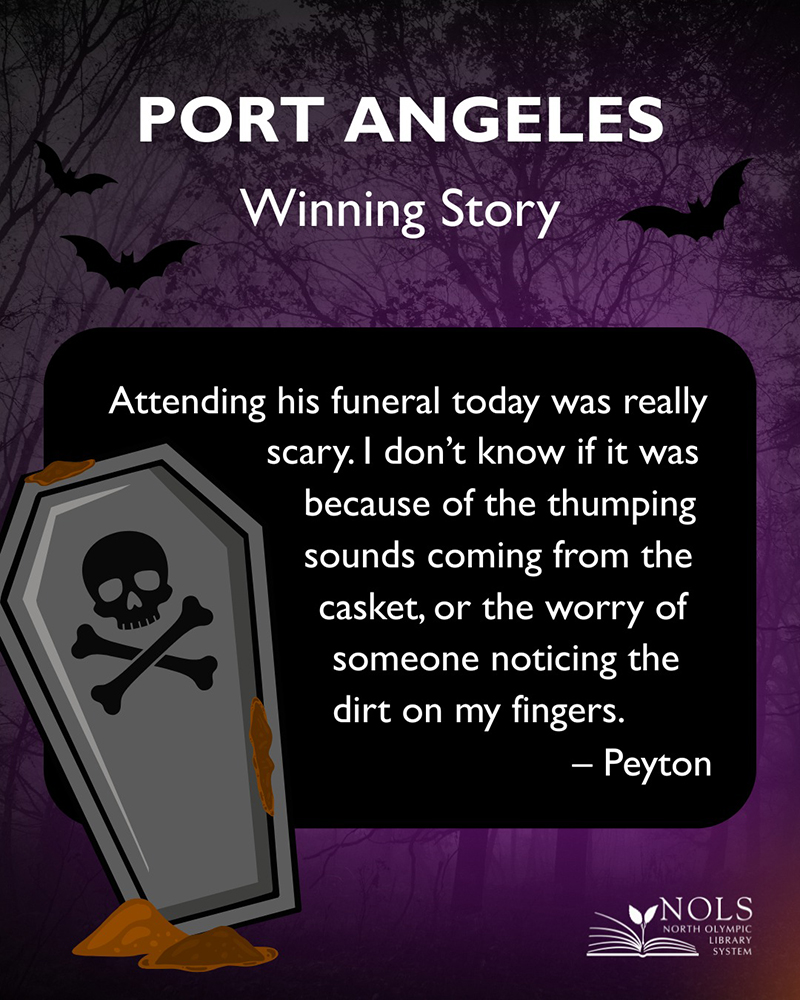 Spooky Story Contest - Port Angeles Winner