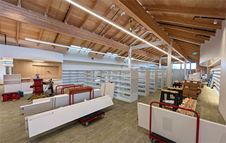 New Sequim Library Furniture and Shelving feature