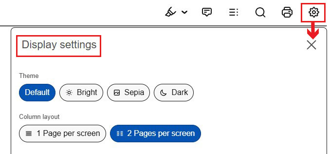 LexisNexis Digital Library Cogwheel