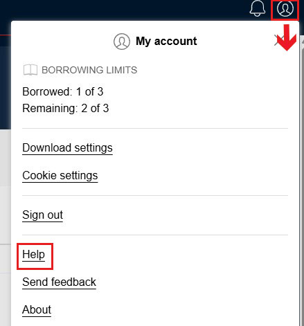 LexisNexis Digital Library Help Link