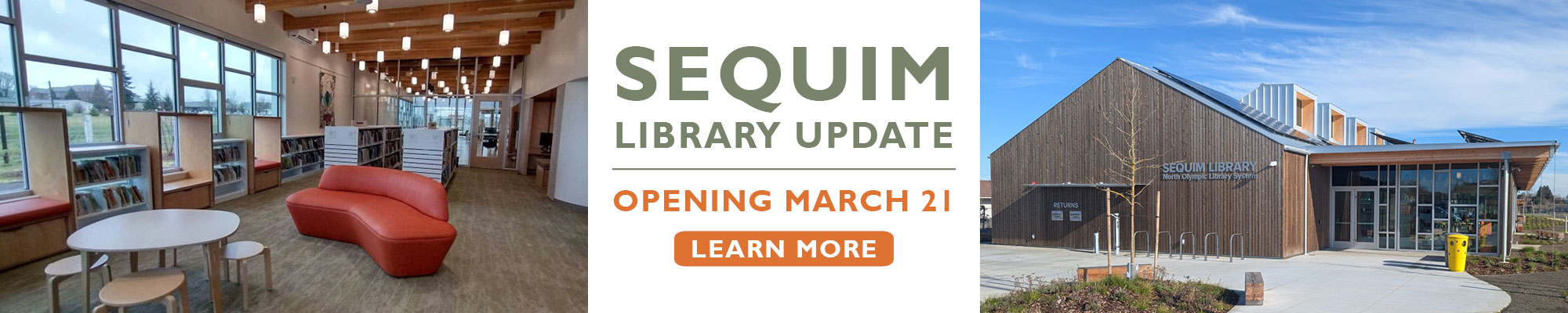 Sequim Library Opening March 21